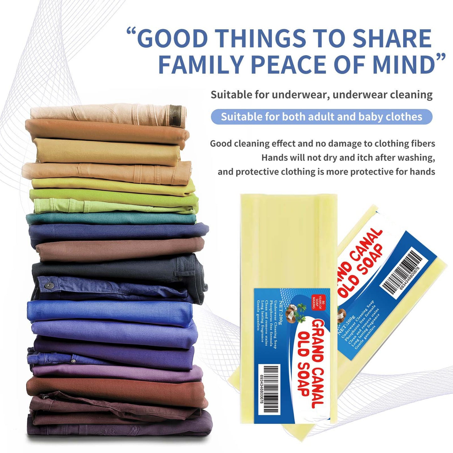 Claundry Soap - Stay Clean Wherever You Go