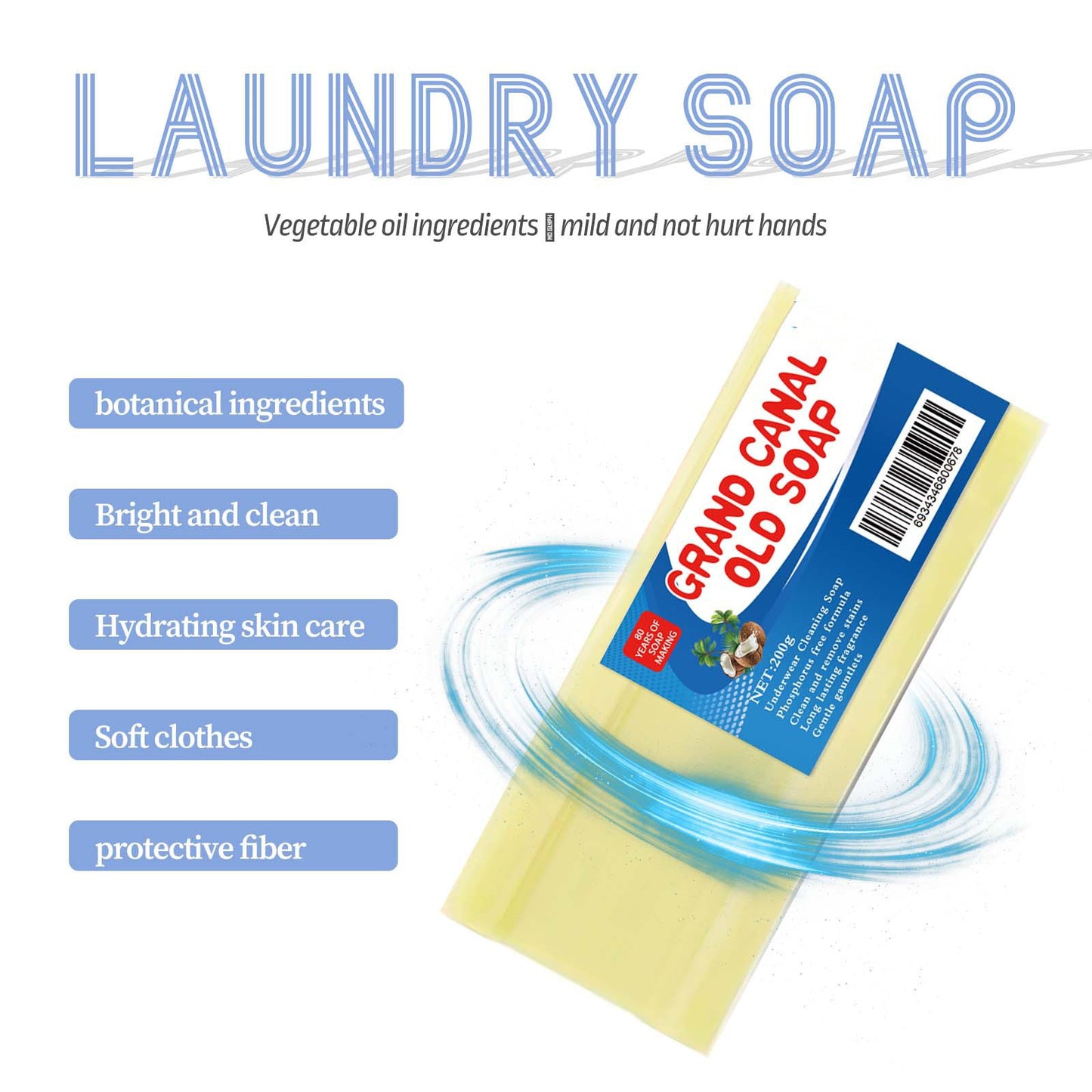 Claundry Soap - Stay Clean Wherever You Go